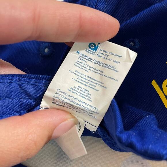 Minions Kids Baseball Hat Snapback Cap Kevin Stuart Bob Adjustable Size Blue NEW - Picture 6 of 9